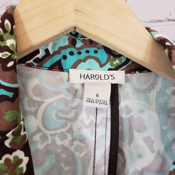 Harold's Paisley blazer coat with tie - Picture 4 of 7